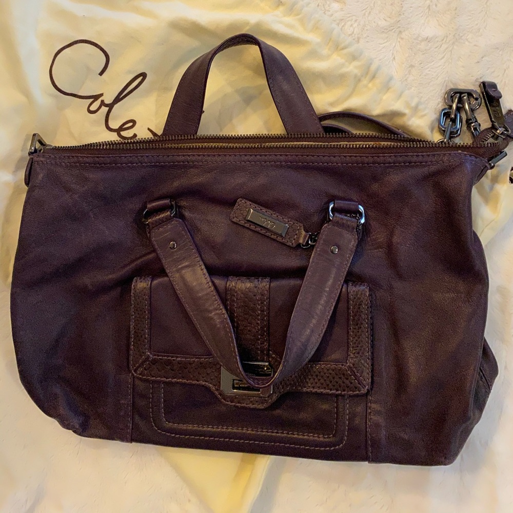 Cole haan purple handbag